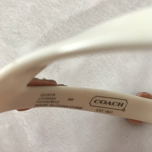 Coach Flip Flops Sandals Slippers 8 - Picture 5 of 5